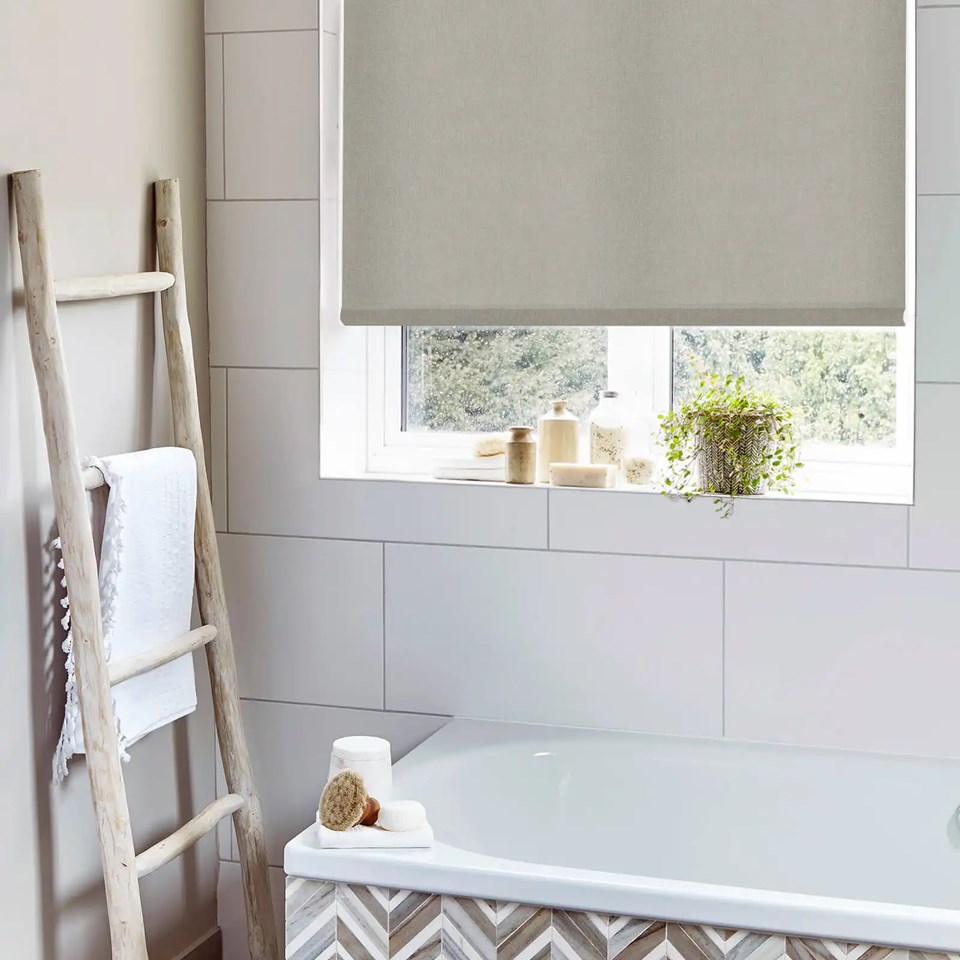 Melbourne Taupe Electric Roller Blind