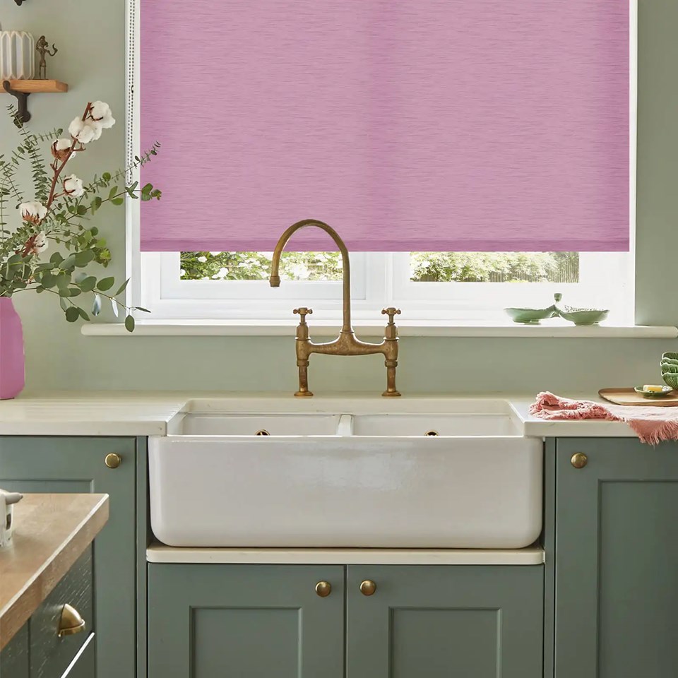 New York Dusky Purple Electric Roller Blind