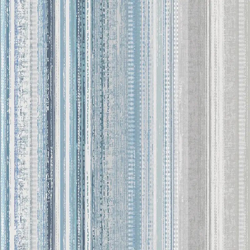 Bottesford Stripe Coastal Blue Electric Roller Blind