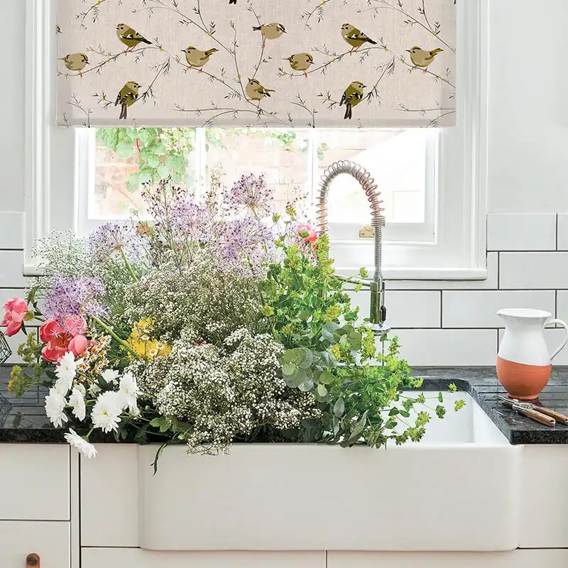 Goldcrest Electric Roller Blind by Lorna Syson