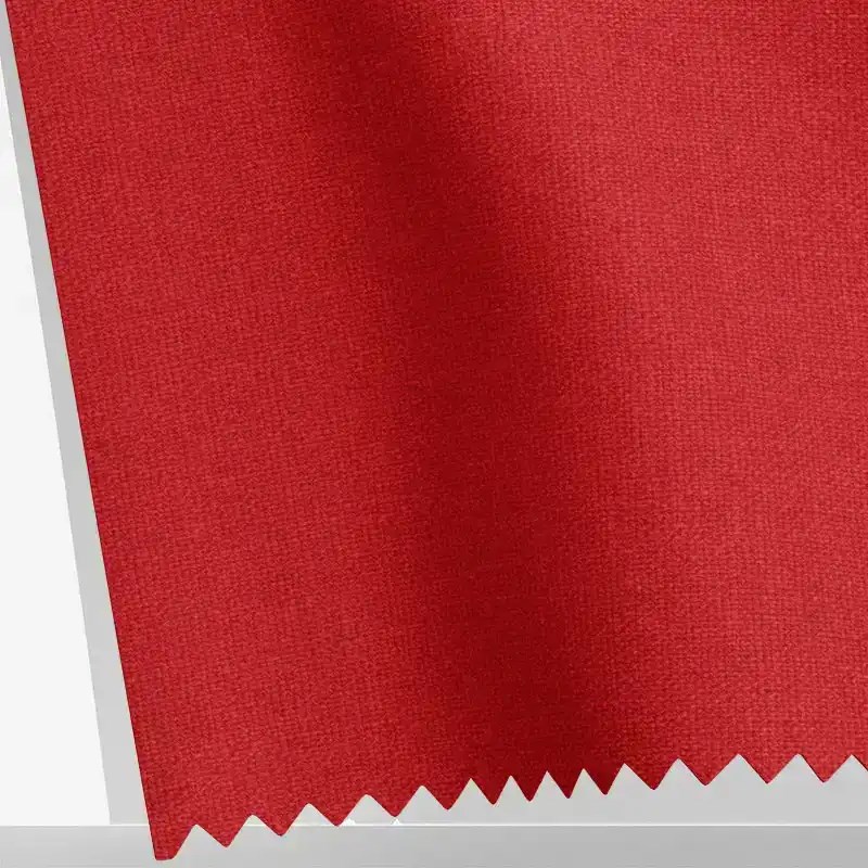 True Red Blackout Electric Roller Blind