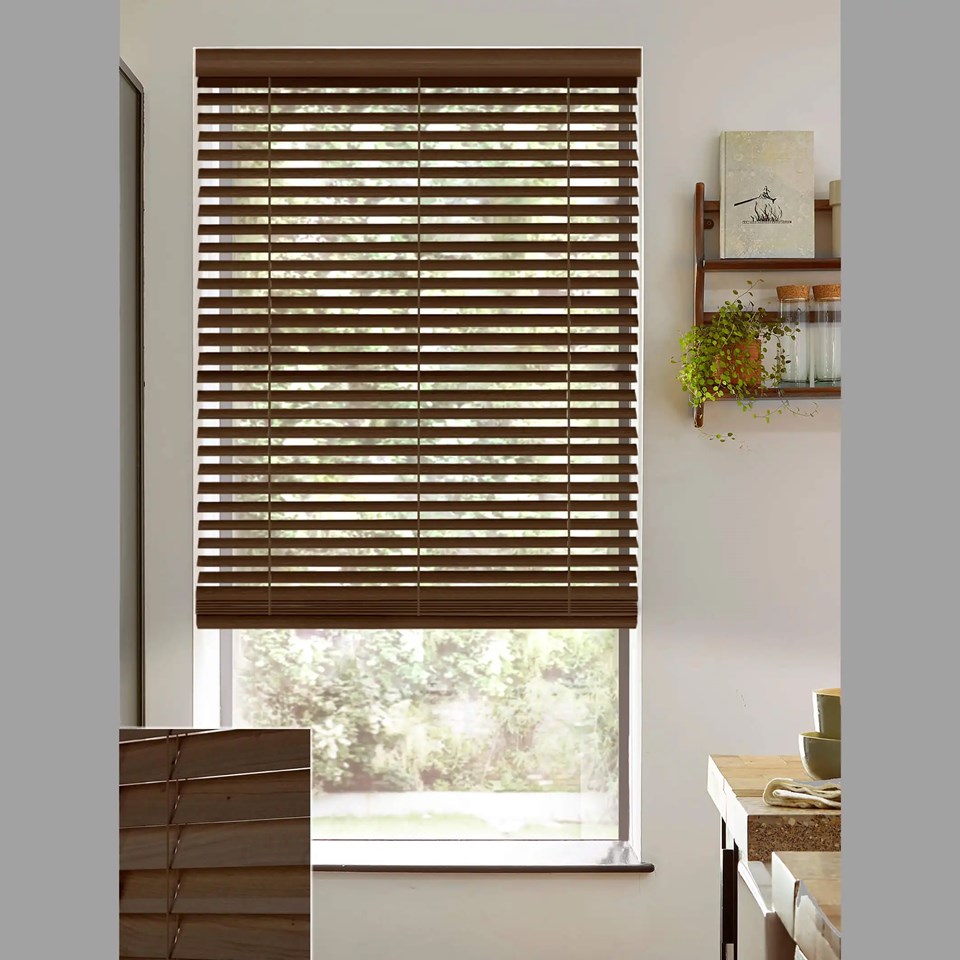 Falcon 50mm Wooden Electric Venetian Blind