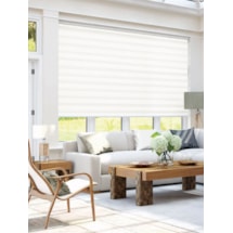 Alu-Weave White Electric Day And Night Blind