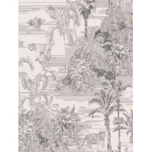 Tropical Toile Natural Electric Roller Blind by Boon & Blake