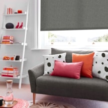 Amsterdam Graphite Electric Roller Blind