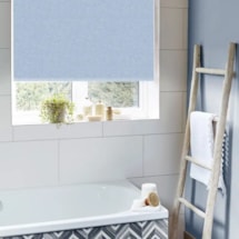 Amsterdam Powder Blue Electric Roller Blind