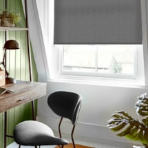 Denim Grey Electric Roller Blind