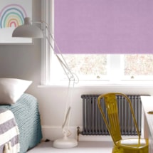 Melbourne Verbena Electric Roller Blind