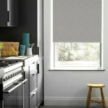 New York Metal Grey Electric Roller Blind