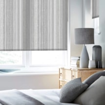 Bottesford Stripe Grey Electric Roller Blind