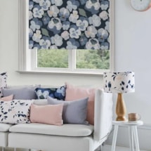 Pansy Electric Roller Blind by Lorna Syson