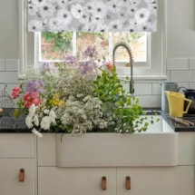 Posy Stone Electric Roller Blind by Lorna Syson