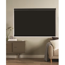 Black Electric Double Roller Blind