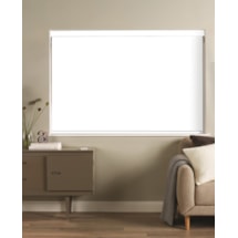 White Electric Double Roller Blind