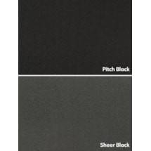 Blackout Black and Sheer Black Electric Double Roller Blind