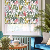 Junglist Lime Electric Roller Blind