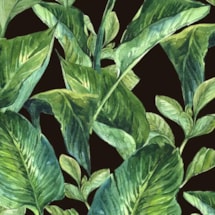 Jungle Leaves Night Electric Roller Blind