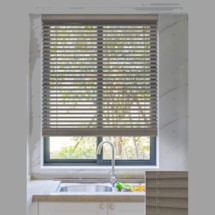 Embers 50mm Wooden Electric Venetian Blind