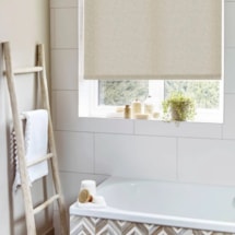 Amsterdam Oatmeal No Drill Electric Roller Blind