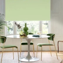 Pale Pistachio Blackout No Drill Electric Roller Blind