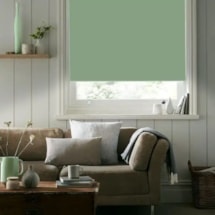 Wellington Green Blackout No Drill Electric Roller Blind