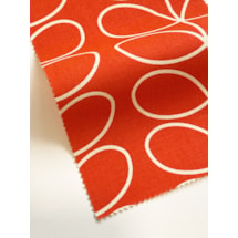 Orla Kiely Linear Stem Tomato Electric Roman Blind