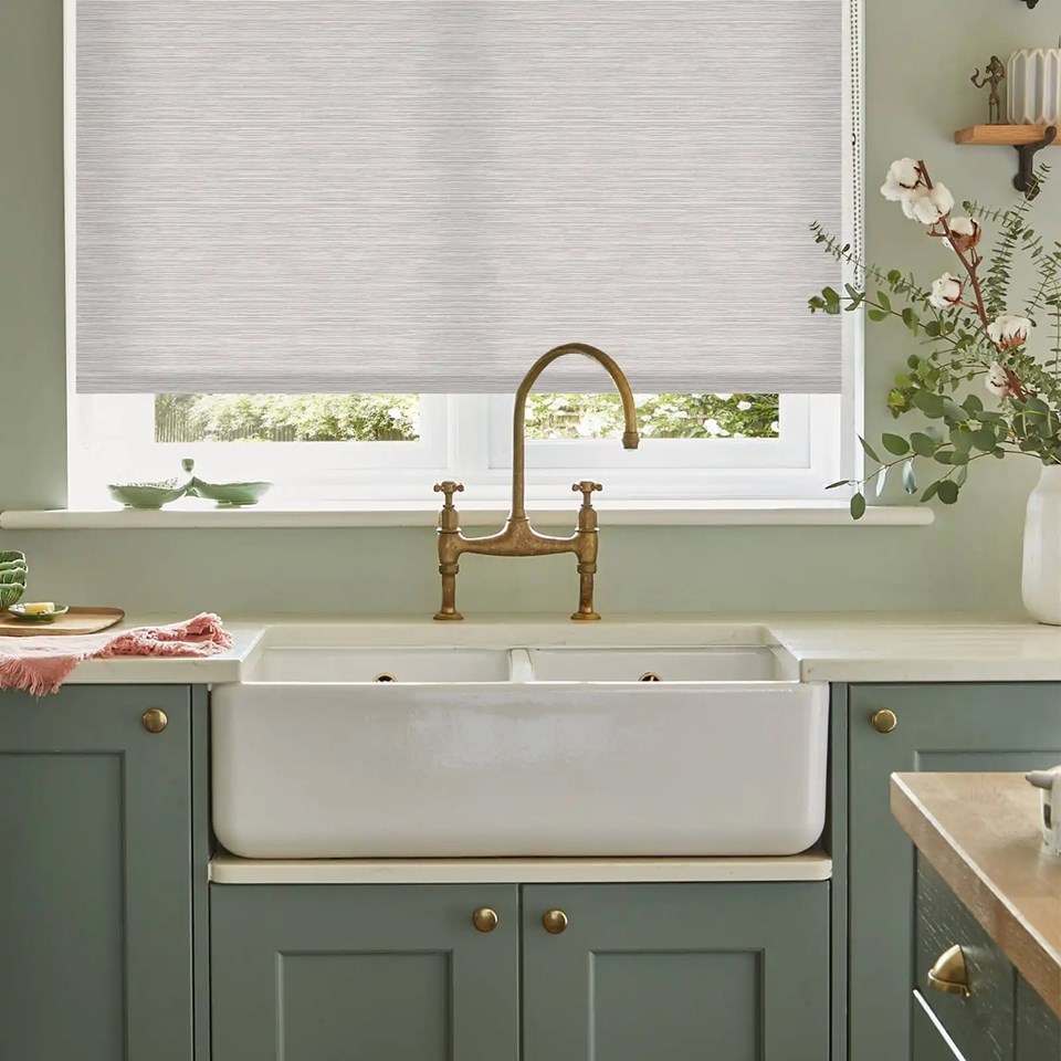 Paris Mushroom No Drill Electric Roller Blind