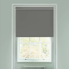 African Grey Electric Roller Blind by Boon & Blake