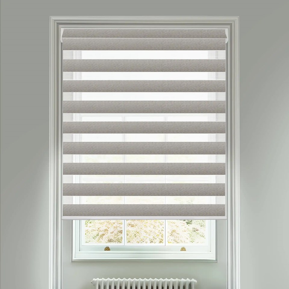 Alu-Weave Anthracite Electric Day And Night Blind