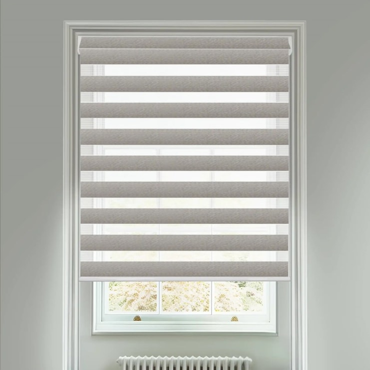 Alu-Weave Anthracite Electric Day And Night Blind