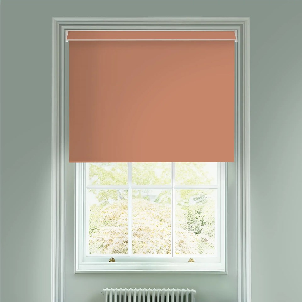 Amphora Terracotta Premium Blackout Electric Roller Blind