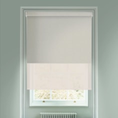 Amsterdam Natural  Blackout And Sheer Cream Electric Double Blind