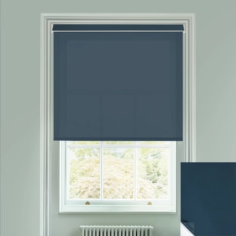 Armada Blue 3% Sunscreen Electric Roller Blind