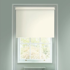 Bone Ivory Premium Blackout Electric Roller Blind