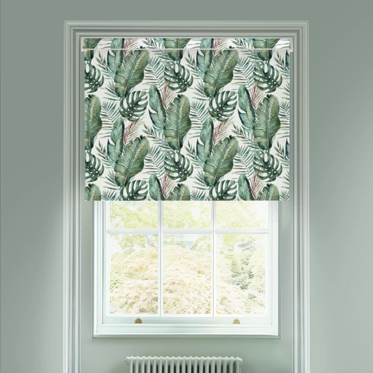 Botanica Daybreak Floral Electric Roller Blind