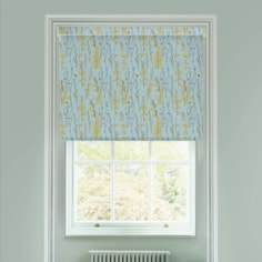 Broom and Bee Sky Electric Roller Blind by Lorna Syson