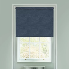 Cascade Ocean Blue Electric Roller Blind