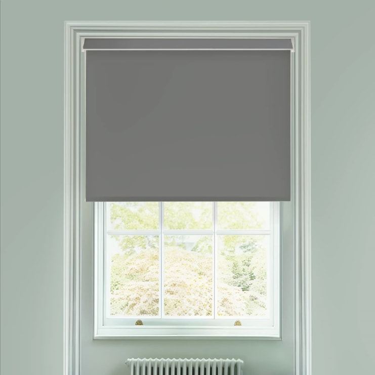 Castle Grey Extra Large Electric Roller Blind