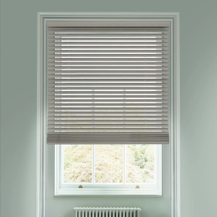 Chinchilla 50mm Wooden Electric Venetian Blind