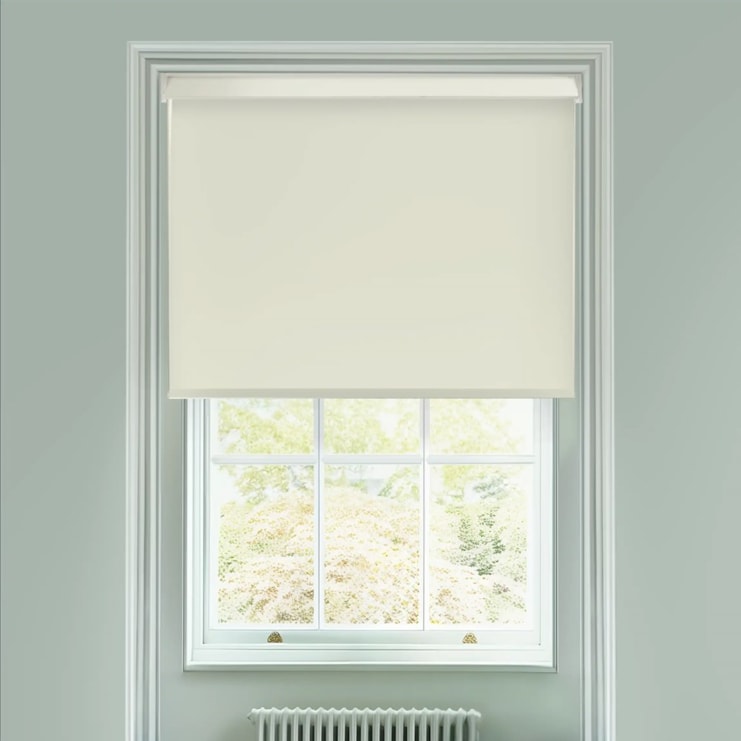 Cotton Extra Large Electric Roller Blind