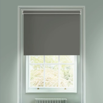 Elephant Grey Blackout Electric Roller Blind