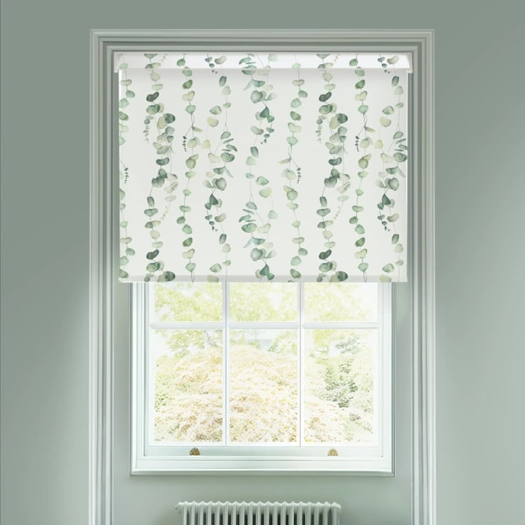 Eucalyptus Green Electric Roller Blind