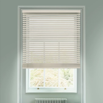 Fossil 50mm Wooden Electric Venetian Blind