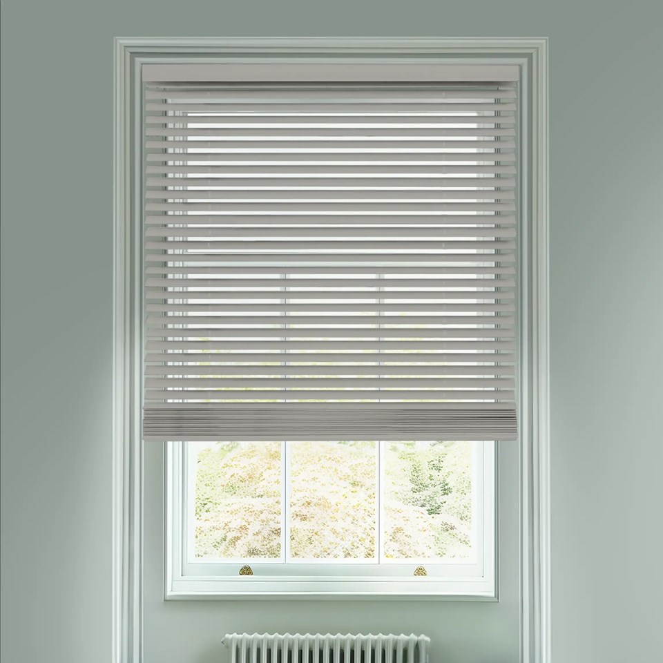 Fresco 50mm Wooden Electric Venetian Blind