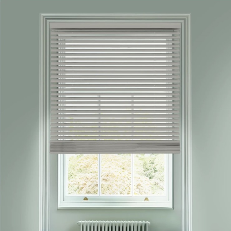 Fresco 50mm Wooden Electric Venetian Blind