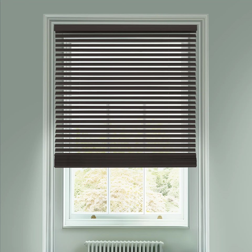 Gatsby 50mm Wooden Electric Venetian Blind