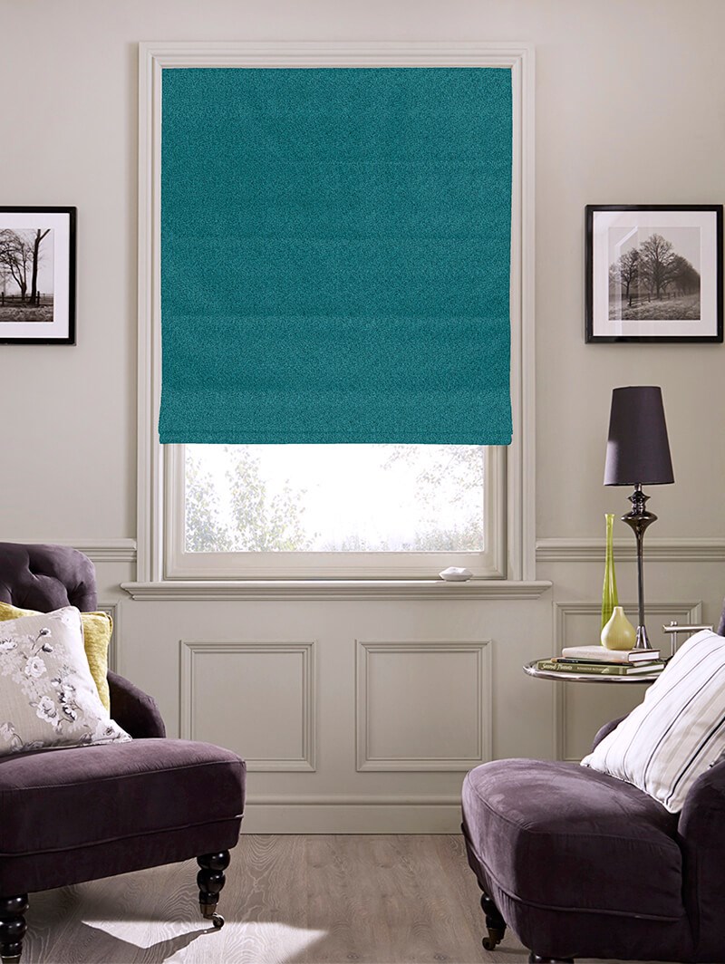 Hampton Poseidon Blackout Electric Roman Blind