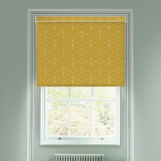 Illusion Yellow Electric Roller Blind