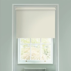 Ivory Blackout Electric Roller Blind