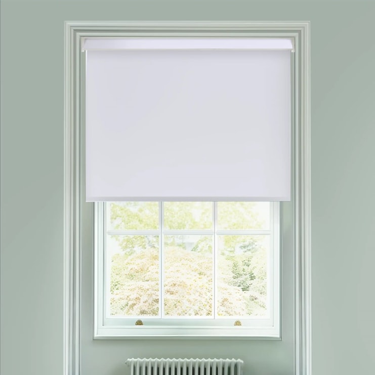 Jasmine White Daylight Electric Roller Blind